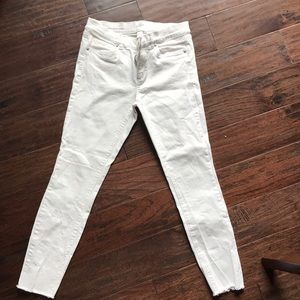 Size 4 white denim